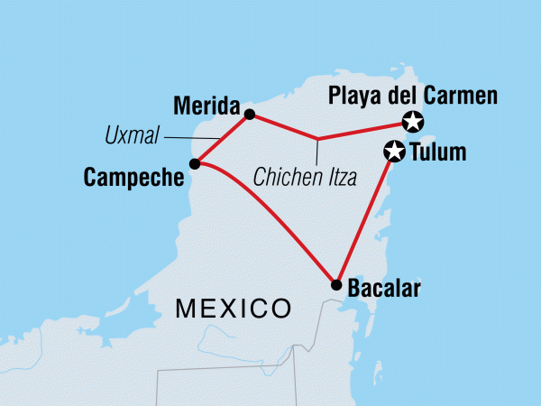 Yucatan Rundreise: Dschungel, Maya-Ruinen und Lagunen - moja TRAVEL